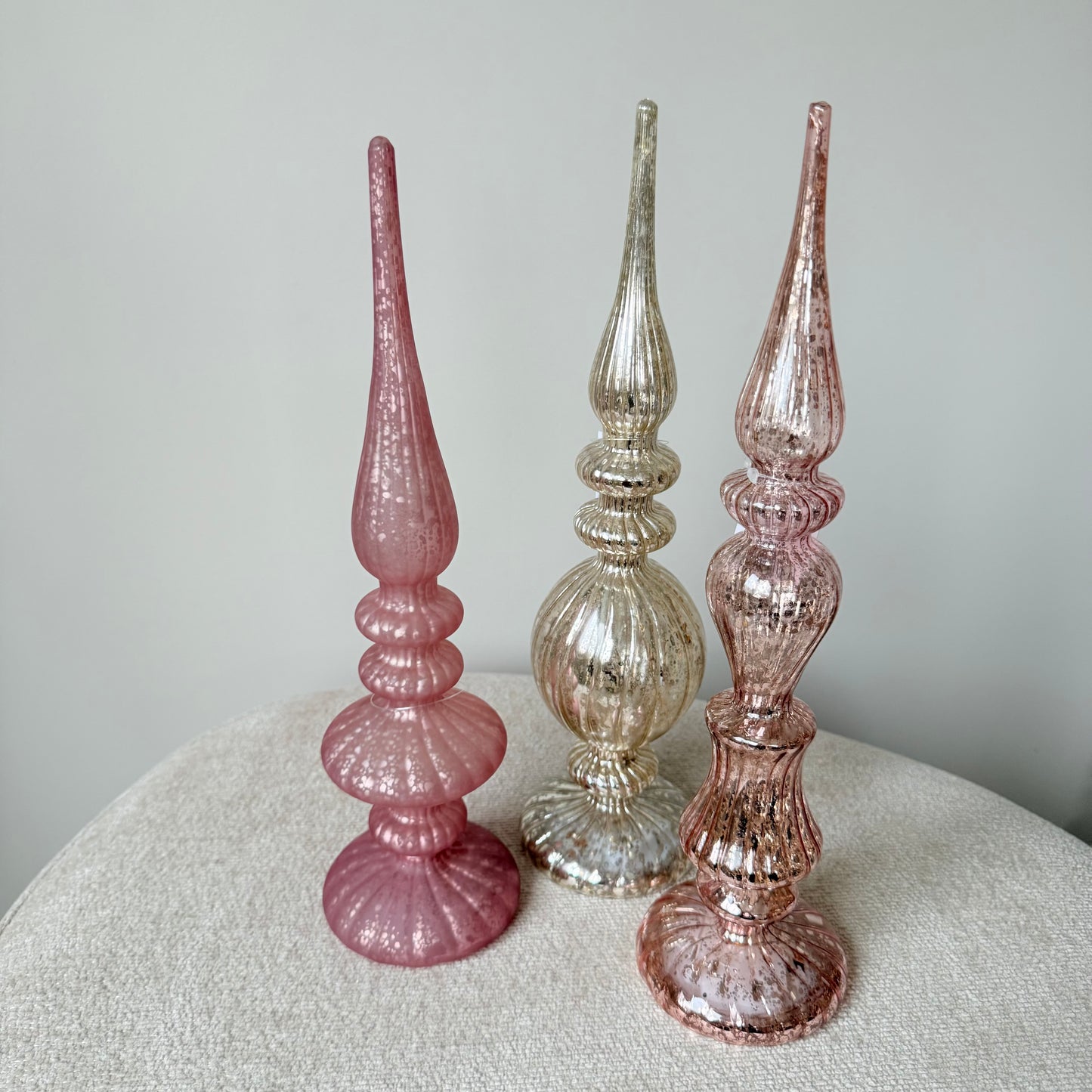 Magic piek set van 3 - Pink/Zilver