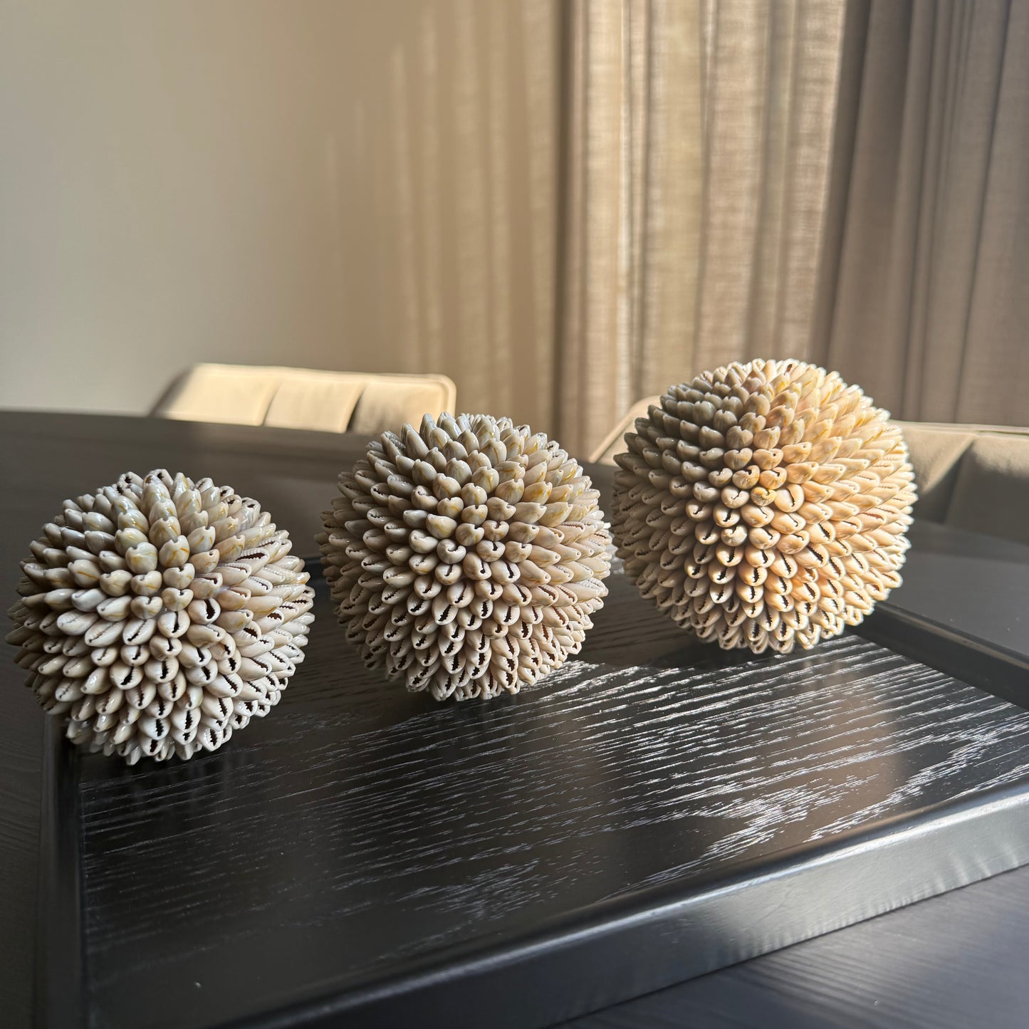 Schelpen decoratie bol (3 maten)