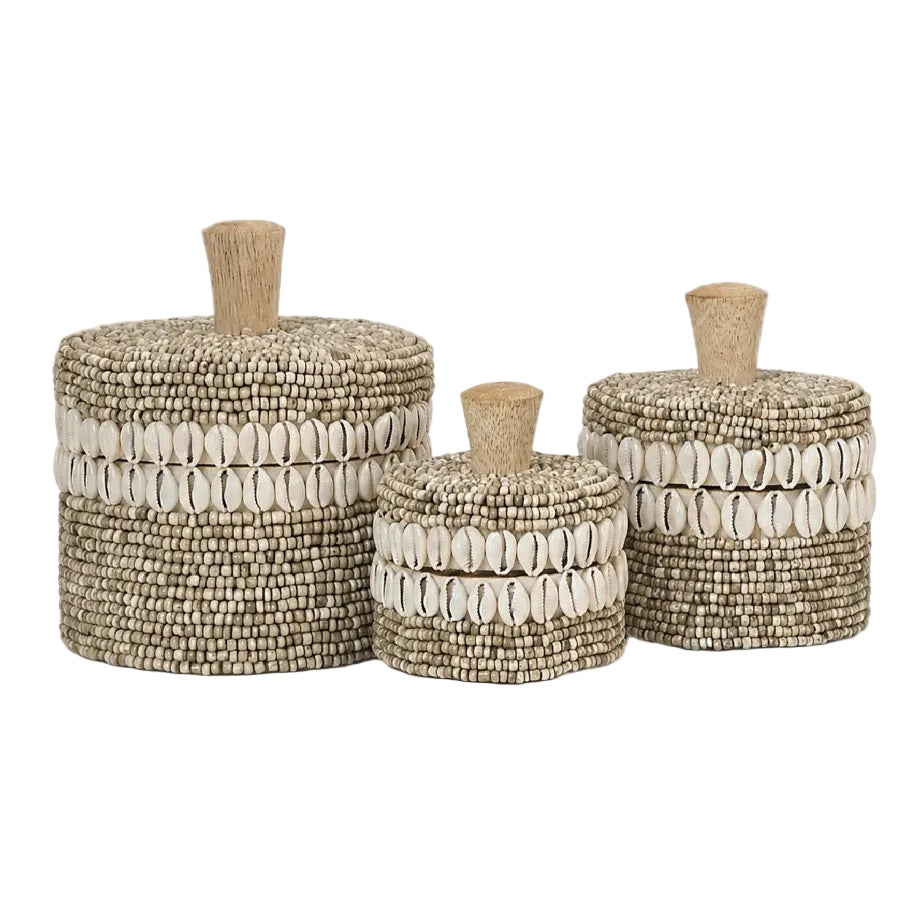 Houten pot - Dune zand