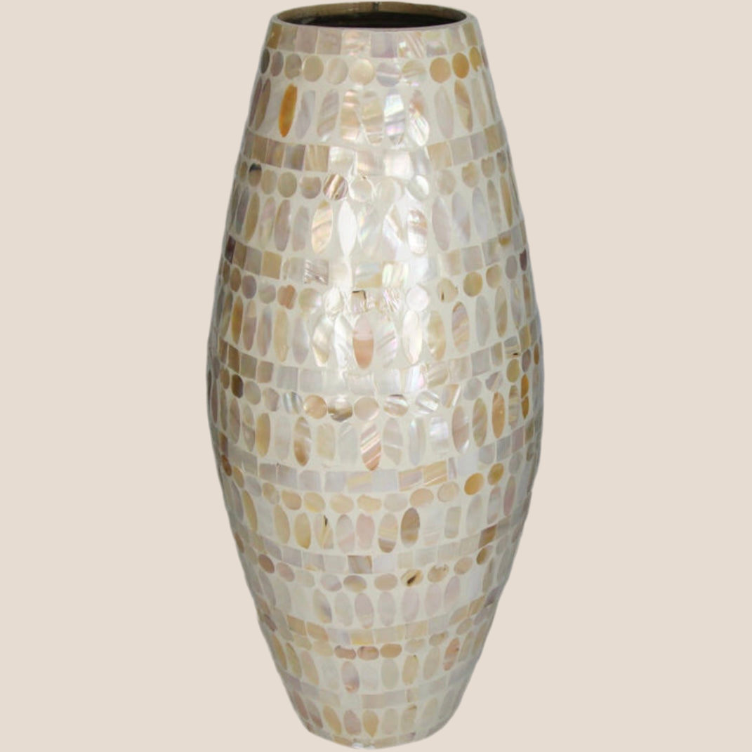 Vaas - Capiz Ivoor 50cm