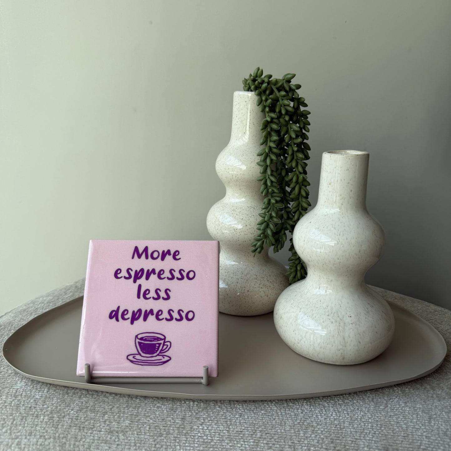 Tegeltje - More espresso