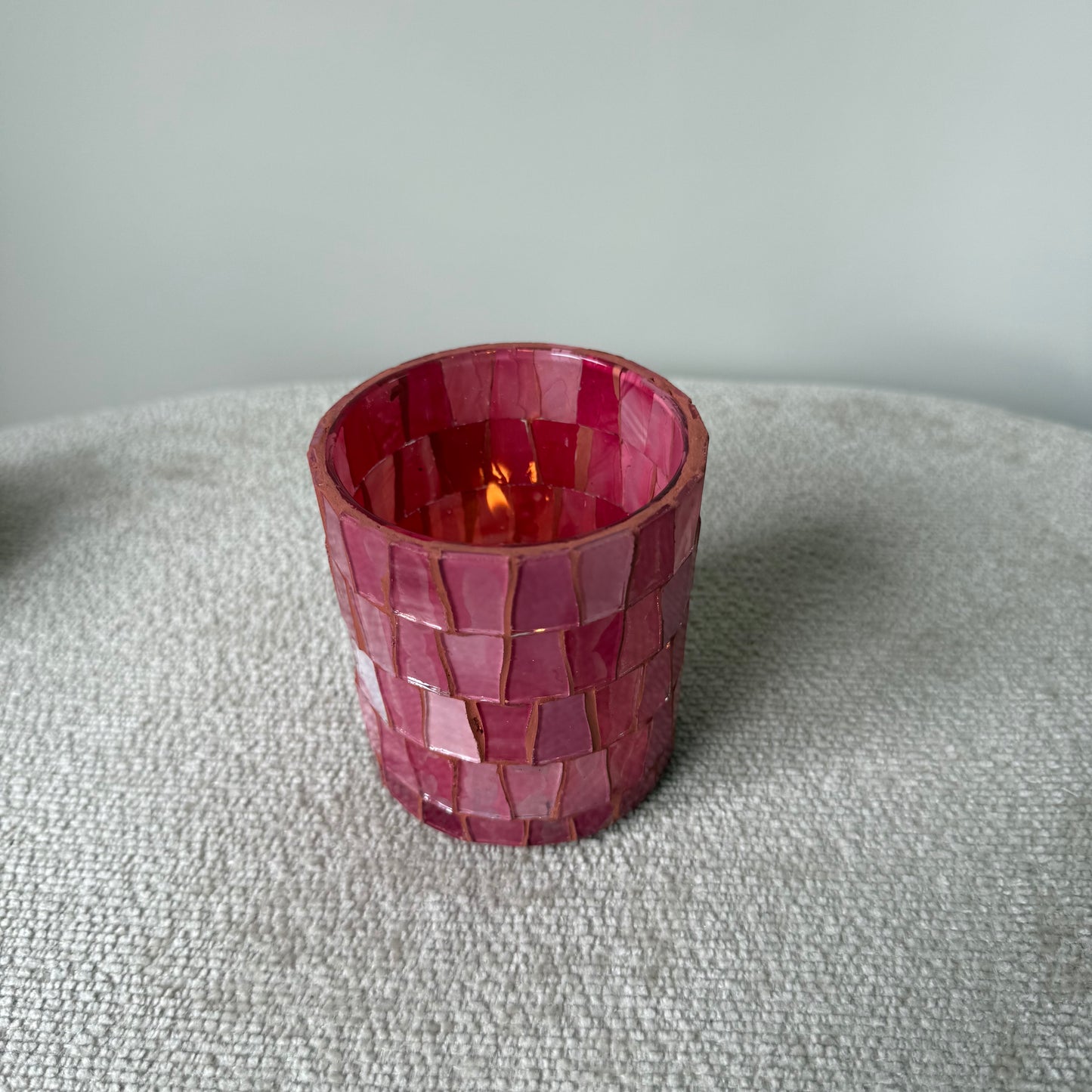 Waxinelichthouder - Multi pink
