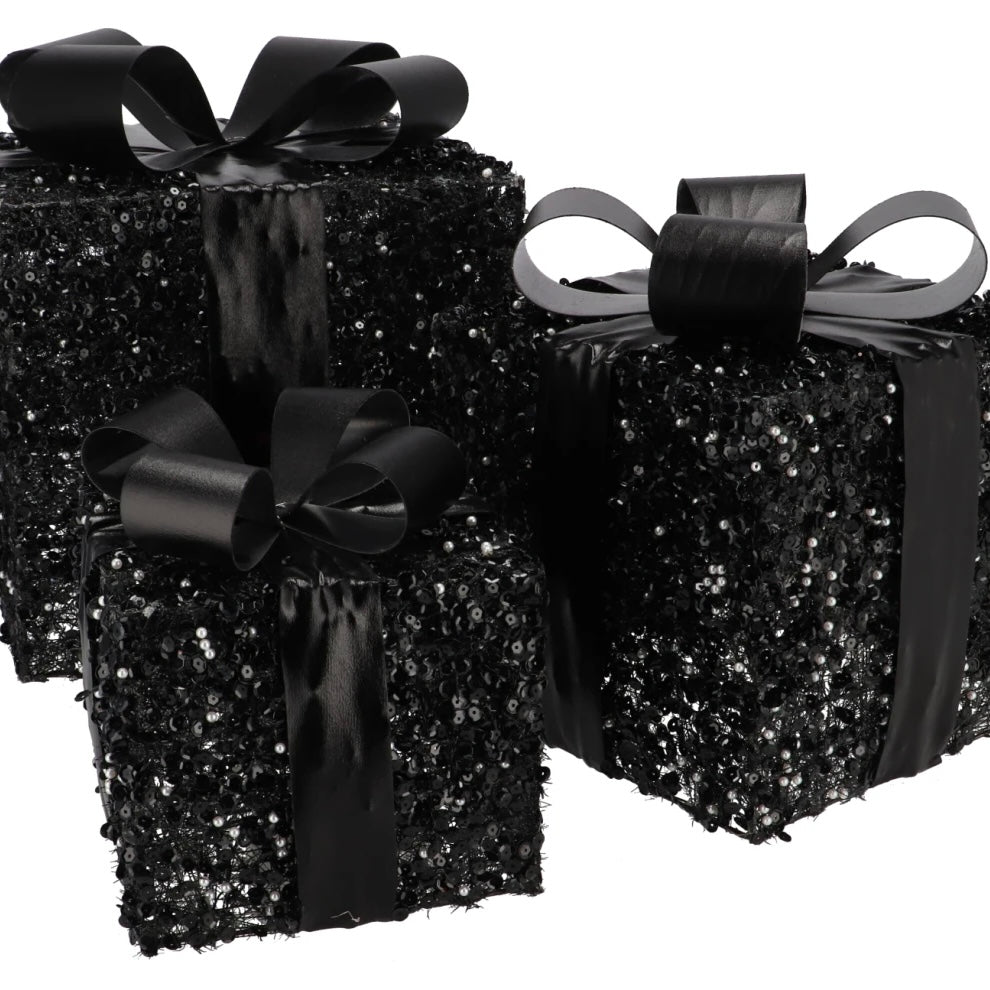 Sparkle Gift Box Black (set van 3)
