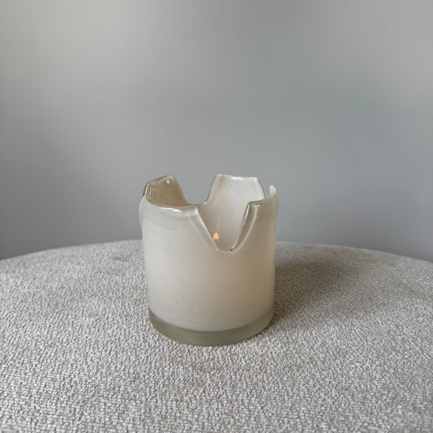 Waxinelichthouder - Beige