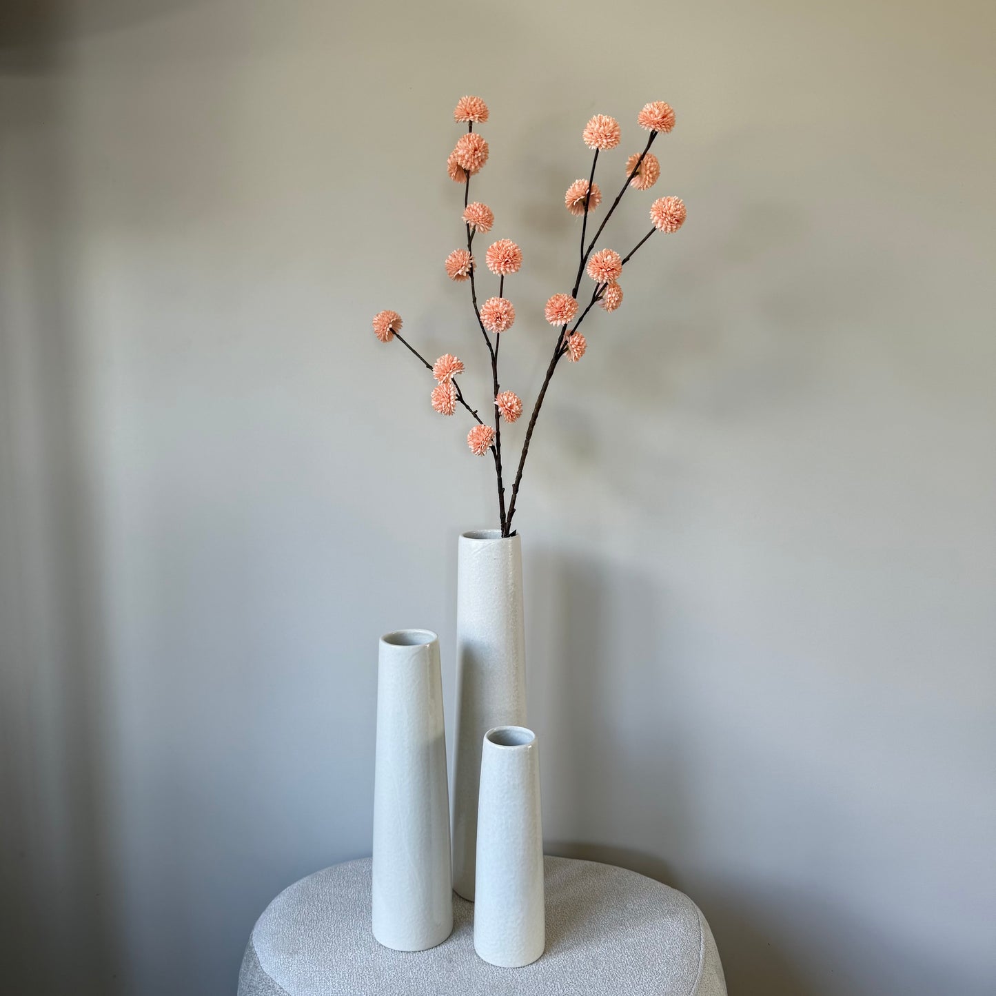keramieken vazen Gwinn in verschillende hoogtes (25, 35, 45 cm) met strak en tijdloos design, decoratief voor bloemen en interieur