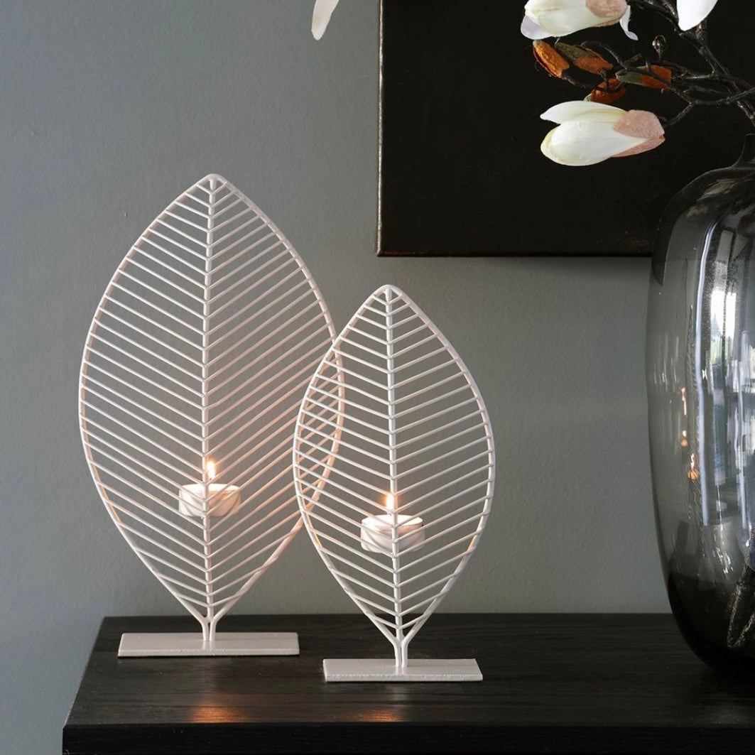 Kandelaar | Leaf Ivory S