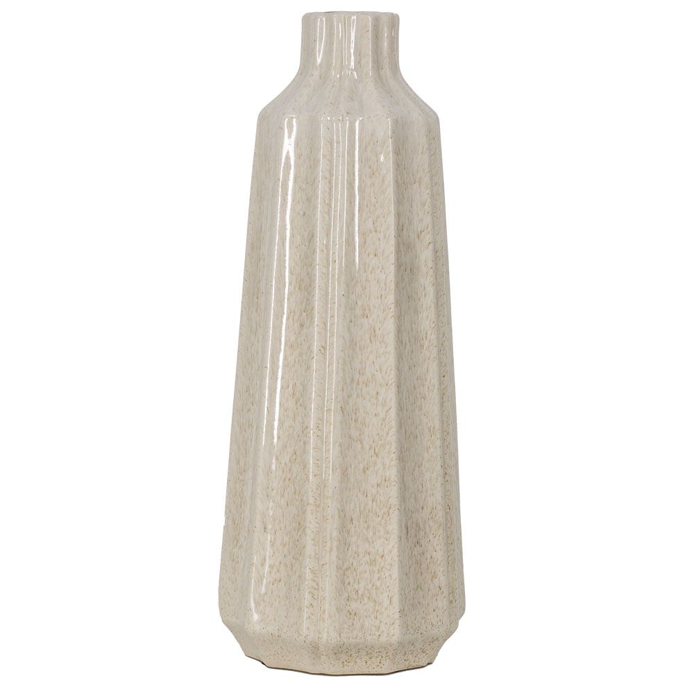 Stripe vaas - Beige