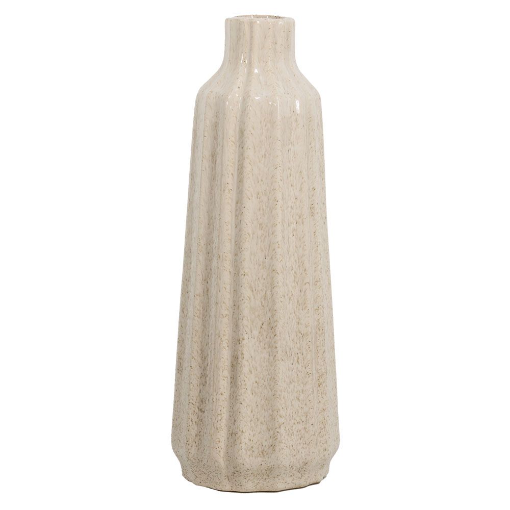 Stripe vaas - Beige