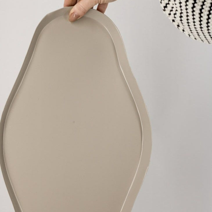 Organisch dienblad - sand M