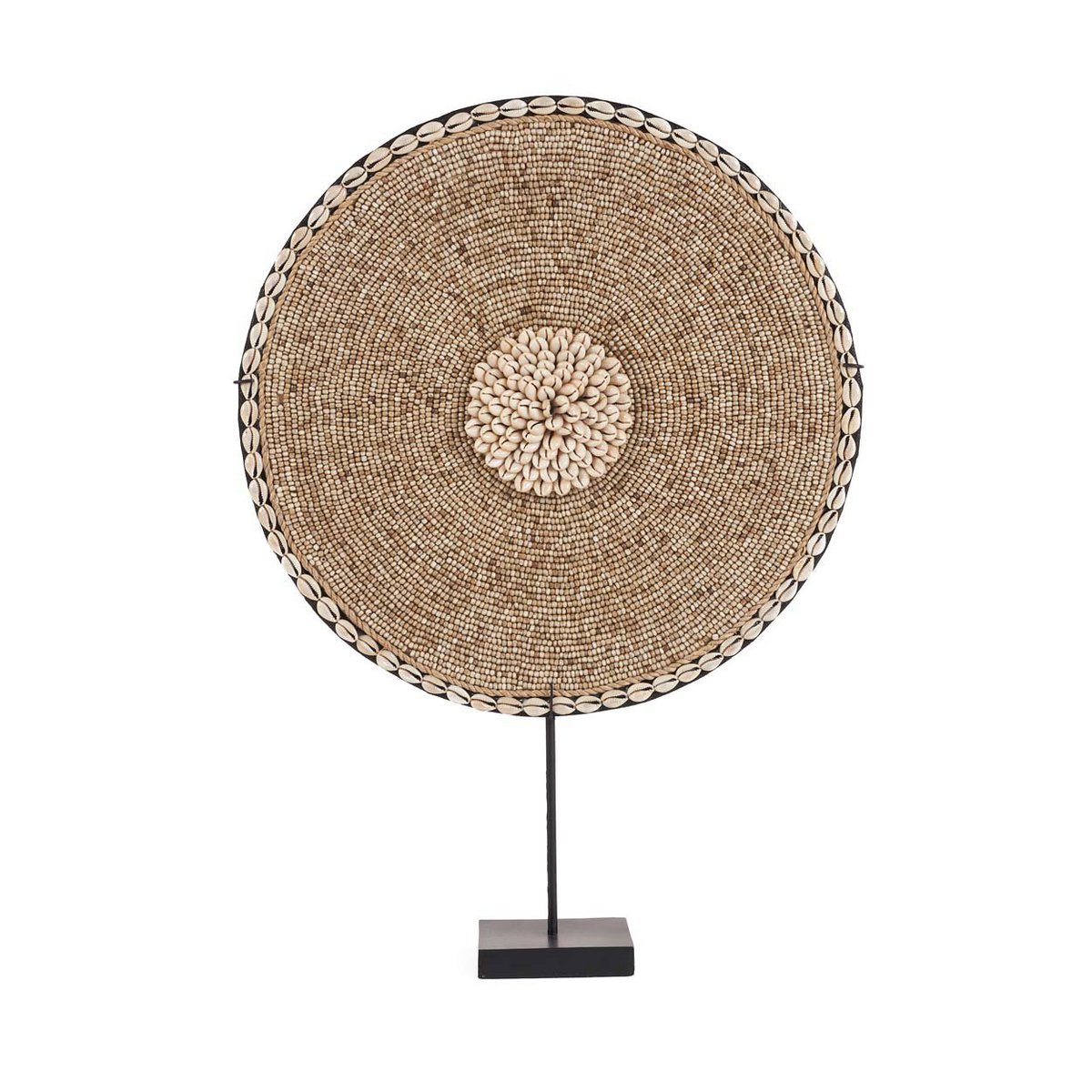 Kralen ornament Yill op standaard – decoratief woonaccessoire in afmeting 40x55 cm, stijlvol kralenontwerp voor modern en klassiek interieu