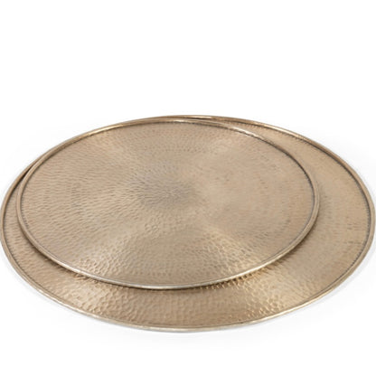 Dienblad metal gold ø 45 cm