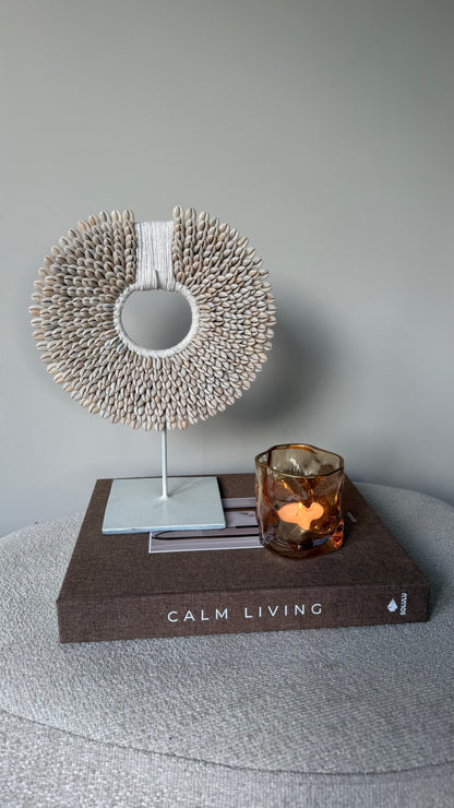 Schelpen ornament op standaard - Vibes