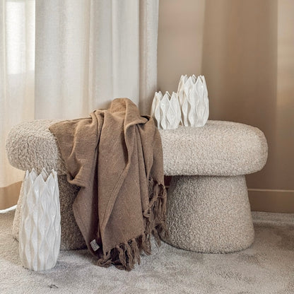 Vaas flower beige (2 maten)