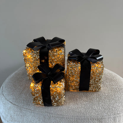 Sparkle Gift Box Black (set van 3)