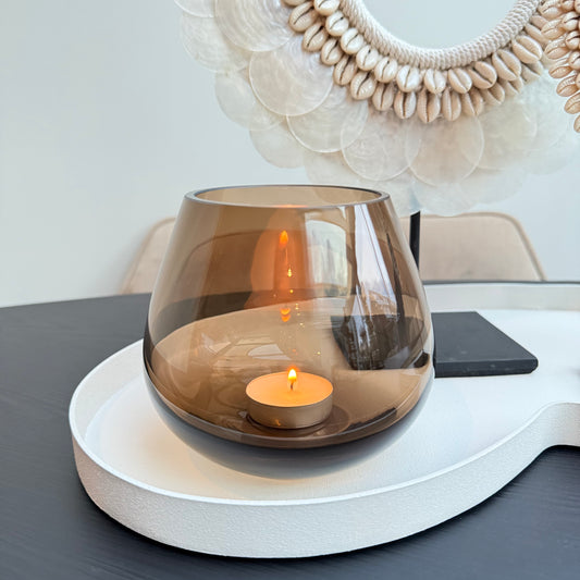 Windlicht XS taupe