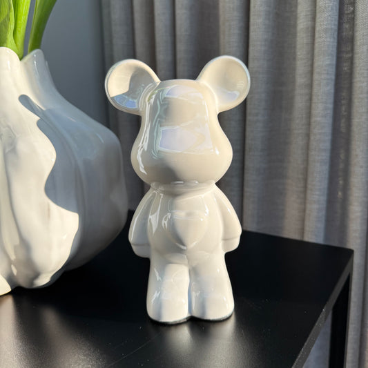 Bear white 18cm