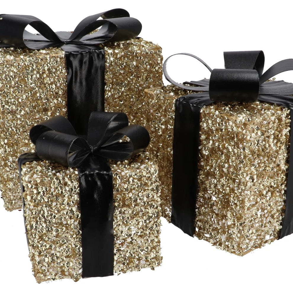 Sparkle Gift Box Black (set van 3)
