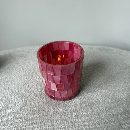 Waxinelichthouder - Multi pink