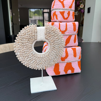Schelpen ornament op standaard - Vibes