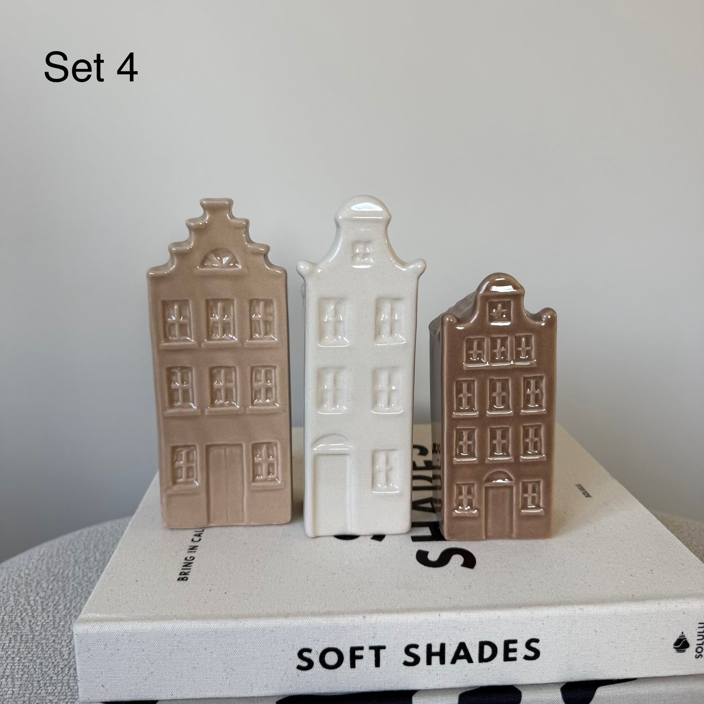 Vases A’dam houses - set van 3