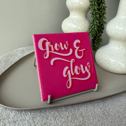 Tegeltje - Grow & glow