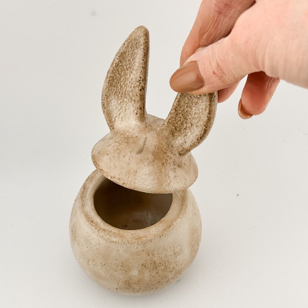 Aardewerk bakje bunny 8x14