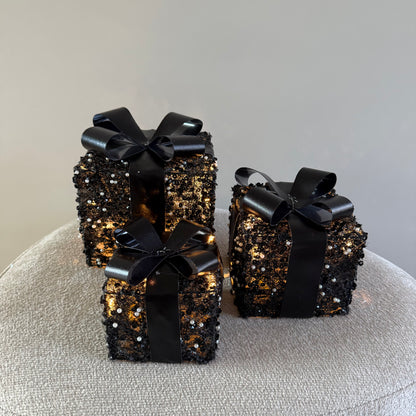 Sparkle Gift Box Black (set van 3)