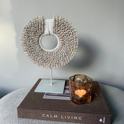 Schelpen ornament op standaard - Vibes