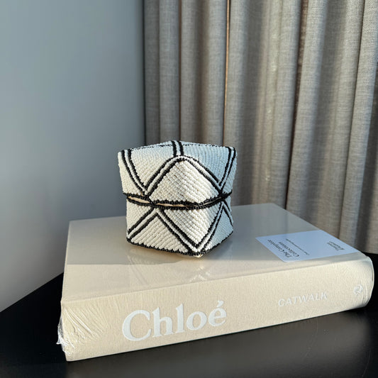 Offermandje XS zwart wit