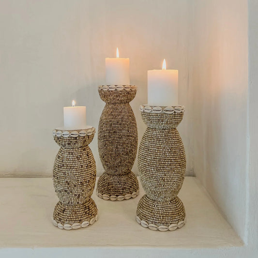 Kandelaren set – Naturel Kauri