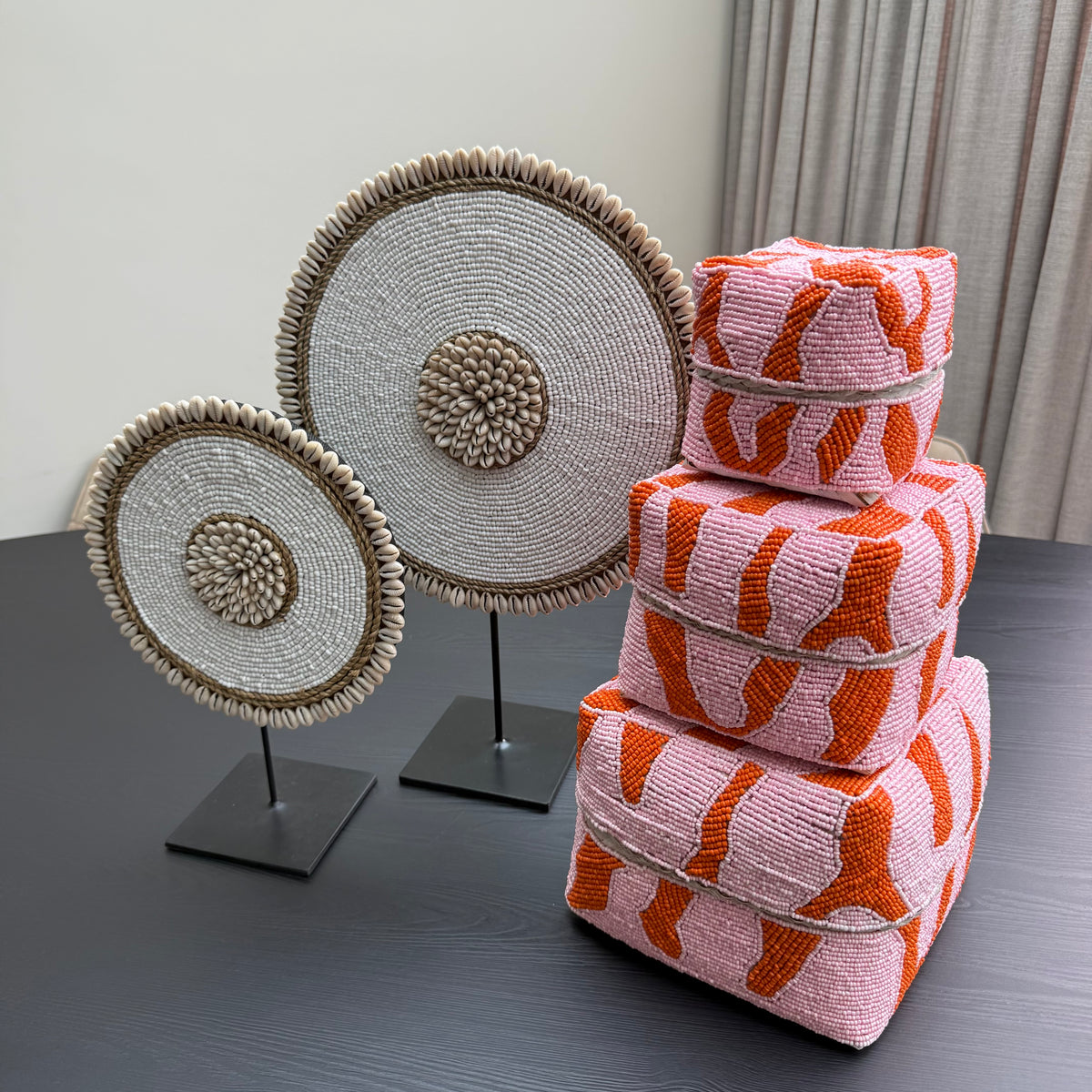 Schelpen ornament op standaard - Summer