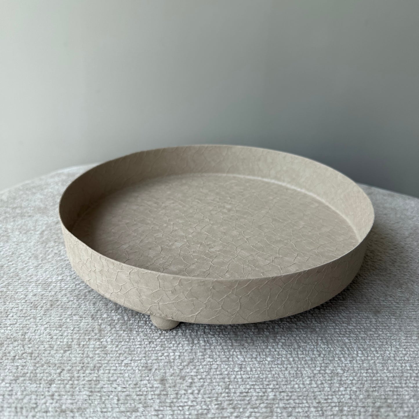 Metalen plateau/dienblad sand texture