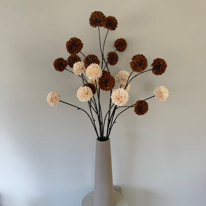 Pompom tak L - Light coffee