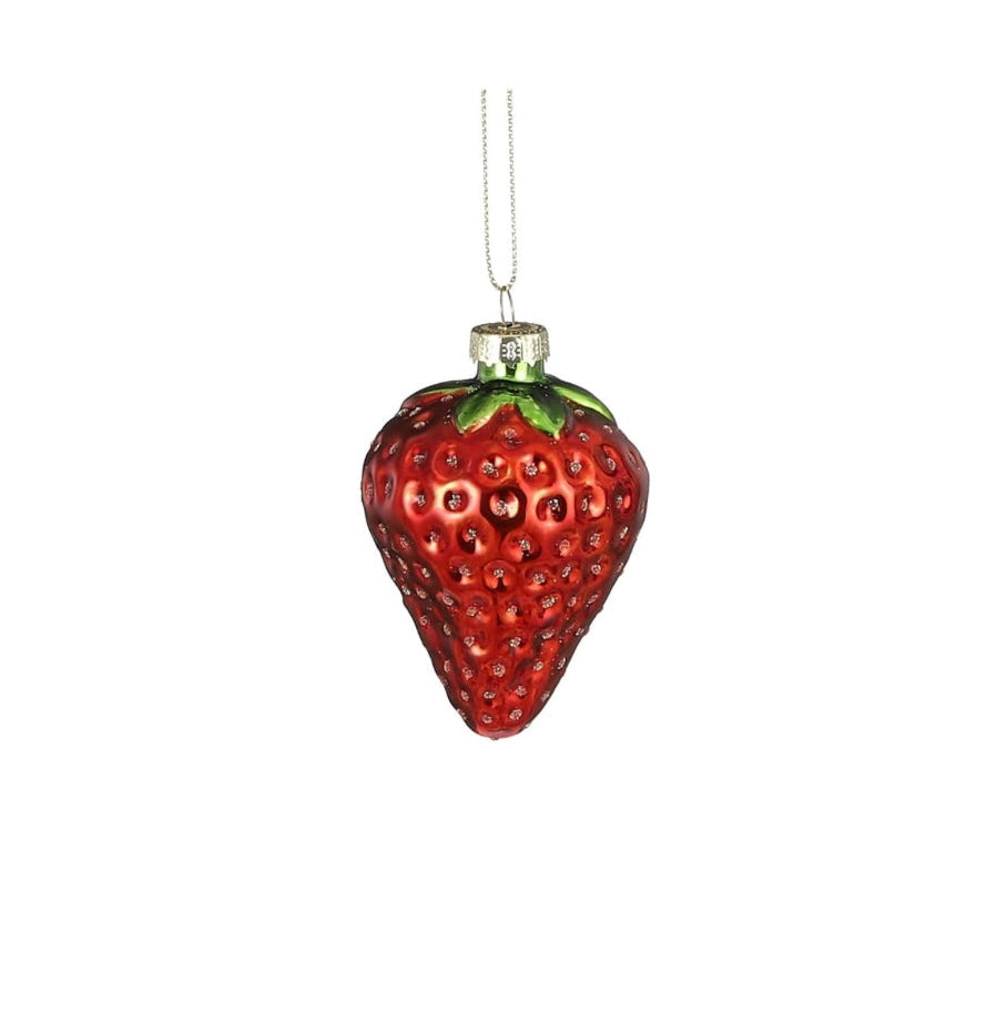Kerstbal - Aardbei