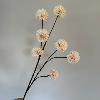 Pompom tak L - Cream