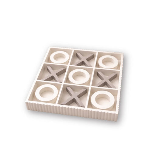 Decoratie Spel - Boter Kaas en Eieren - Beige - 33x33x5cm