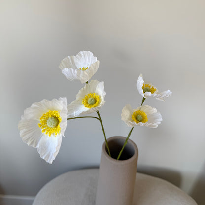 Poppy tak white - 61cm
