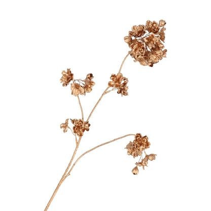 Zijden bloesemtak goud