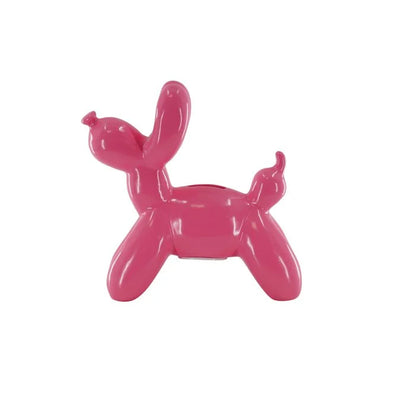 Balloon dog money bank | Neon Pink