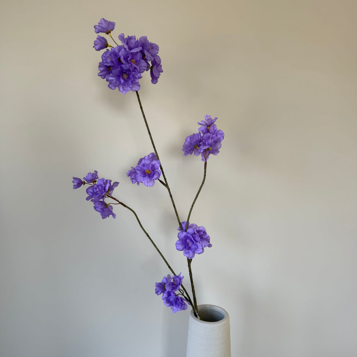 Zijde bloesemtak Lavender 84cm