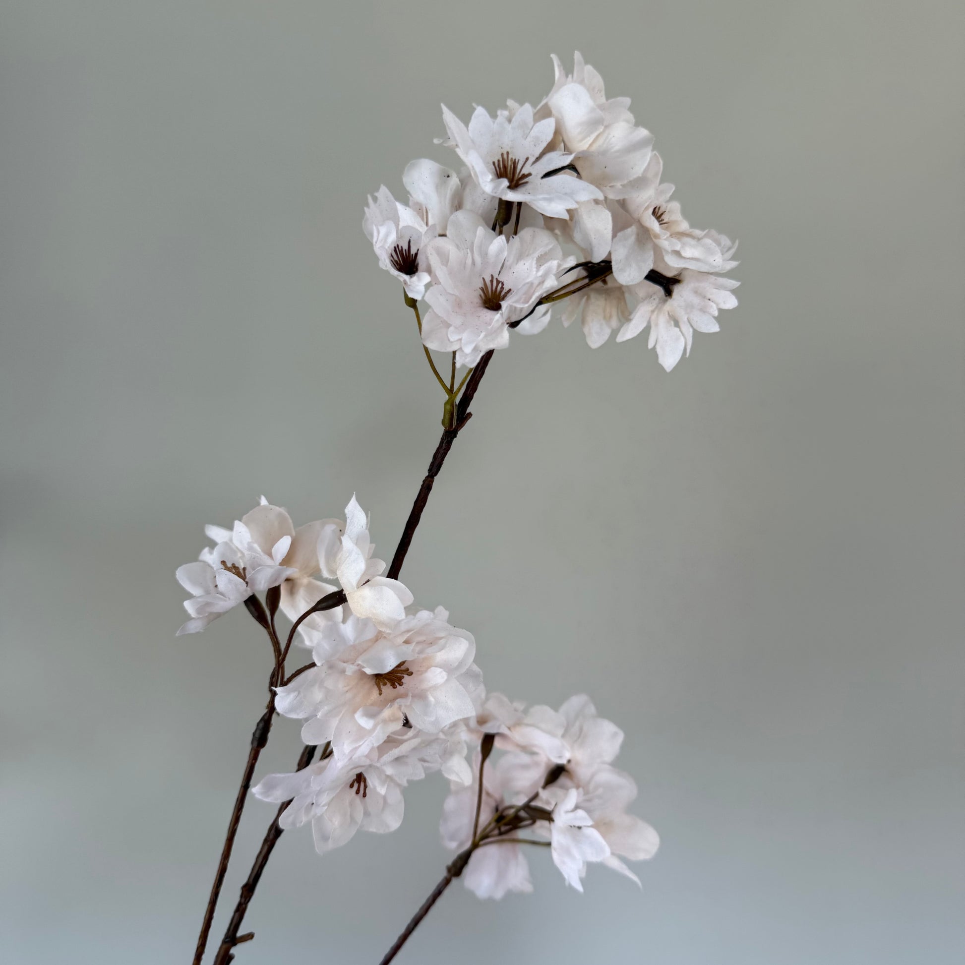 Kunsttak kersenbloesem 115cm off-white